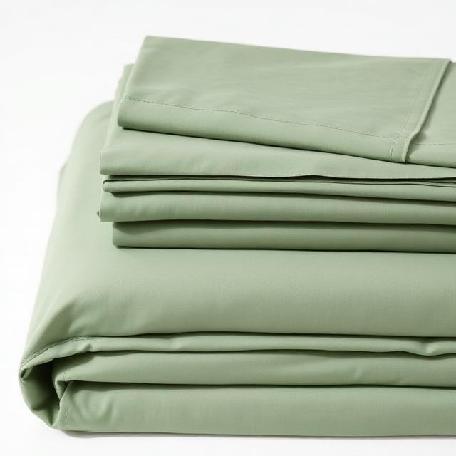 Zestaw Prześcieradeł Bawełnianych - Szałwia